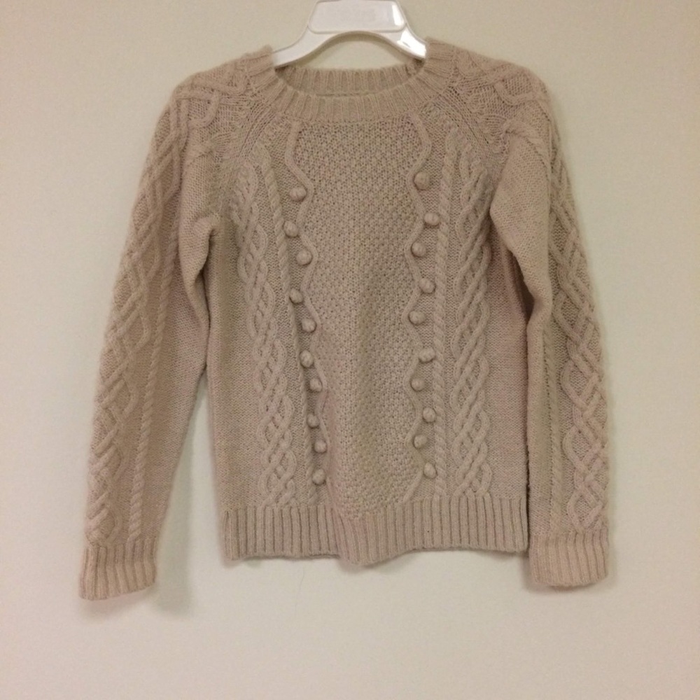 J.Crew | Pom Pom Wool Sweater Size XS